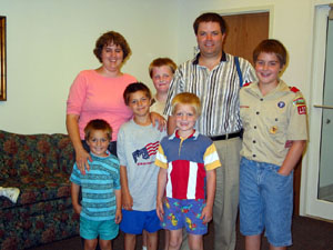 Chambers Family, August 2003